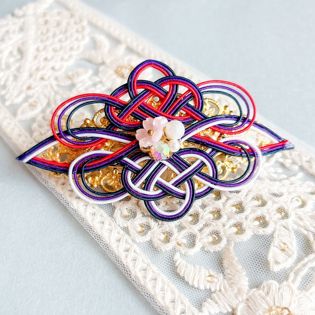 【刀剣乱舞】薬研藤四郎モチーフのバレッタ