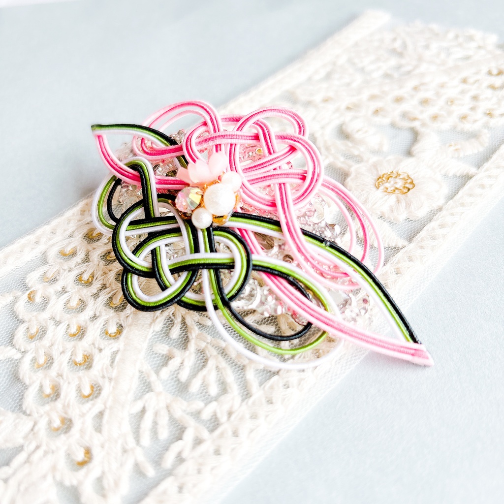 【刀剣乱舞】五月雨江・村雲江モチーフのバレッタ