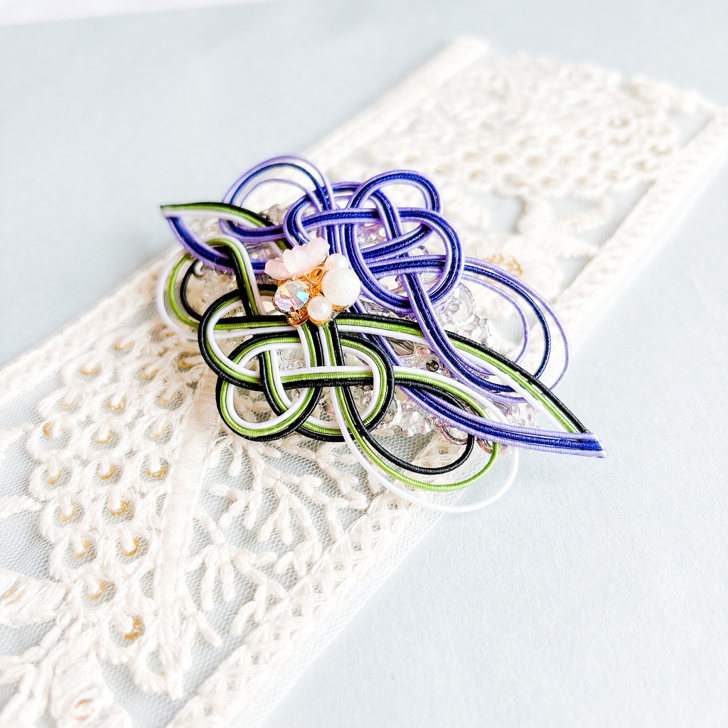 【刀剣乱舞】五月雨江・村雲江モチーフのバレッタ