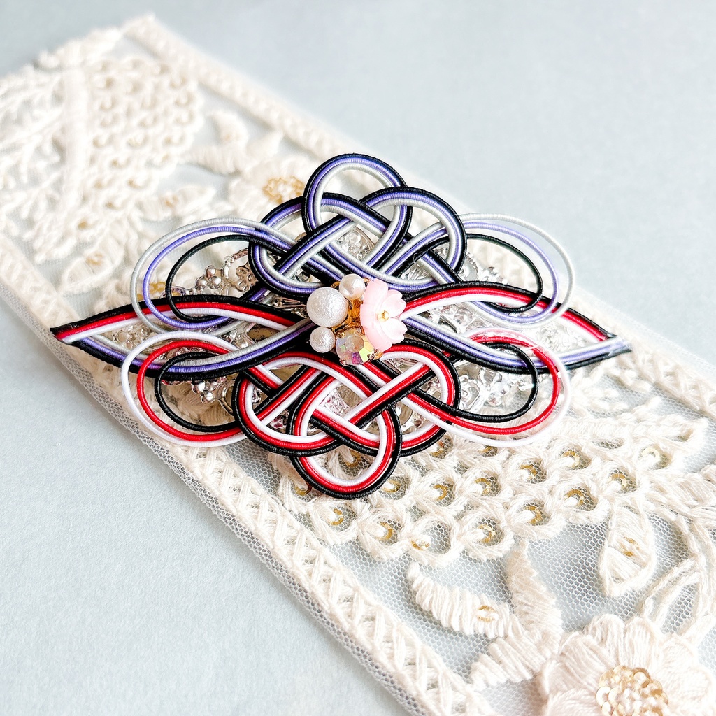 【刀剣乱舞】実休光忠モチーフのバレッタ