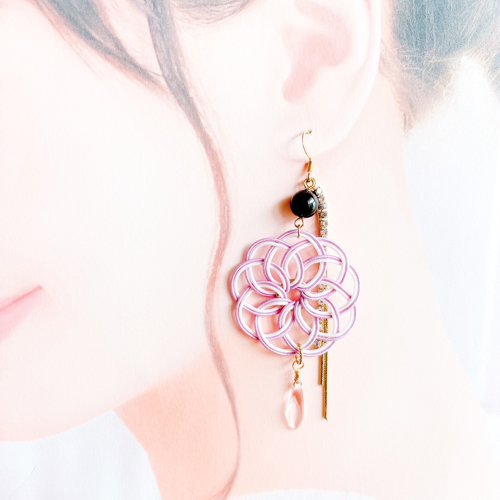 【刀剣乱舞】千子村正モチーフの曼荼羅耳飾り