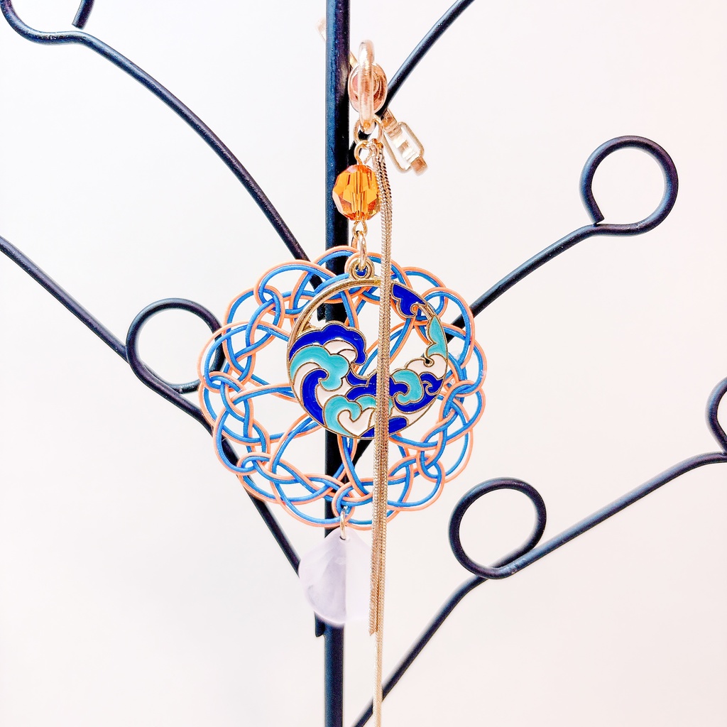 【刀剣乱舞】陸奥守吉行モチーフのレースキーホルダー