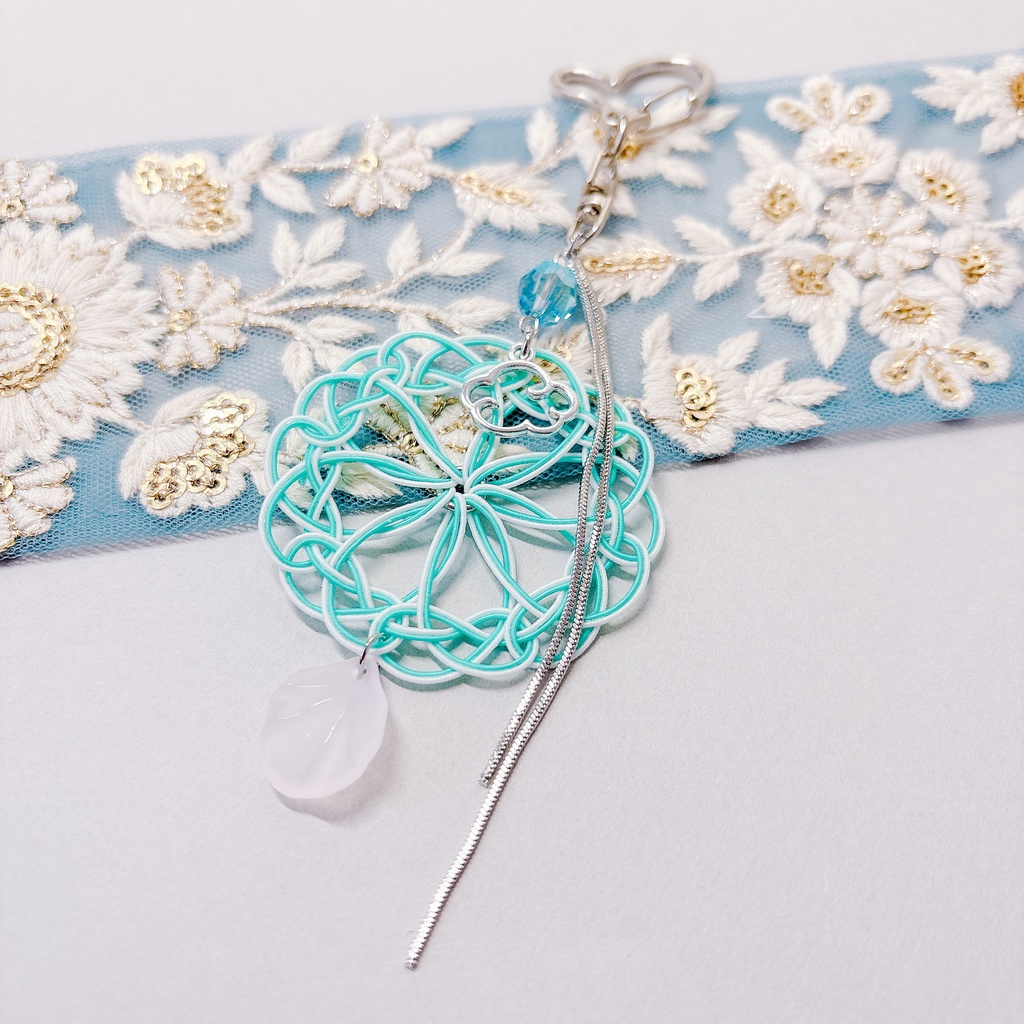 【刀剣乱舞】雲生モチーフのレースキーホルダー