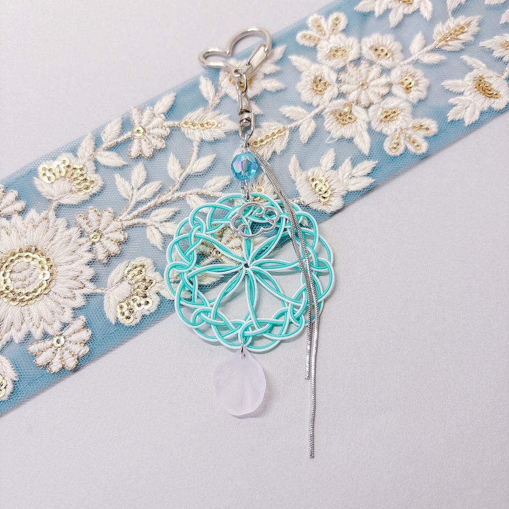 【刀剣乱舞】雲生モチーフのレースキーホルダー