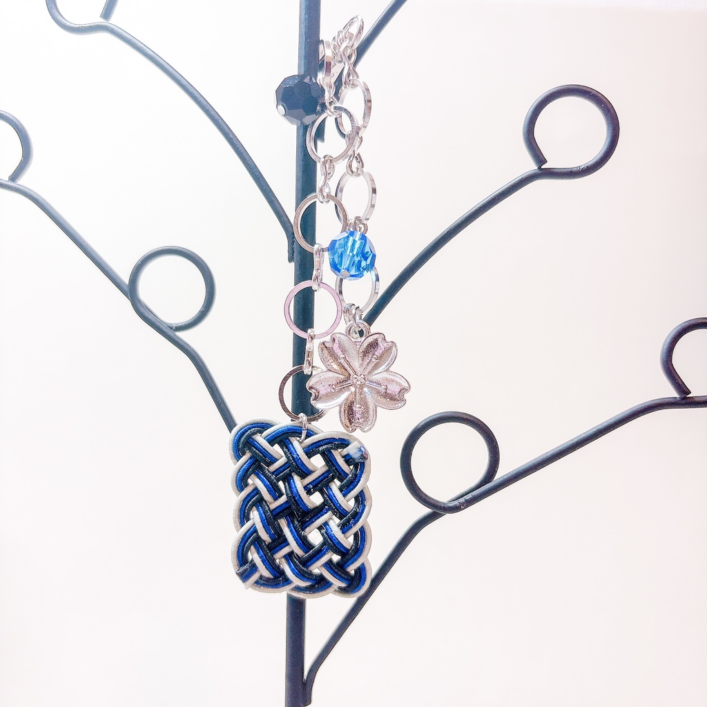 【刀剣乱舞】山姥切長義モチーフの花札風バッグチャーム