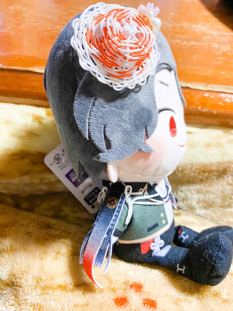 お帽子👒マグネットアクセ 蘇芳×鳥の子×白