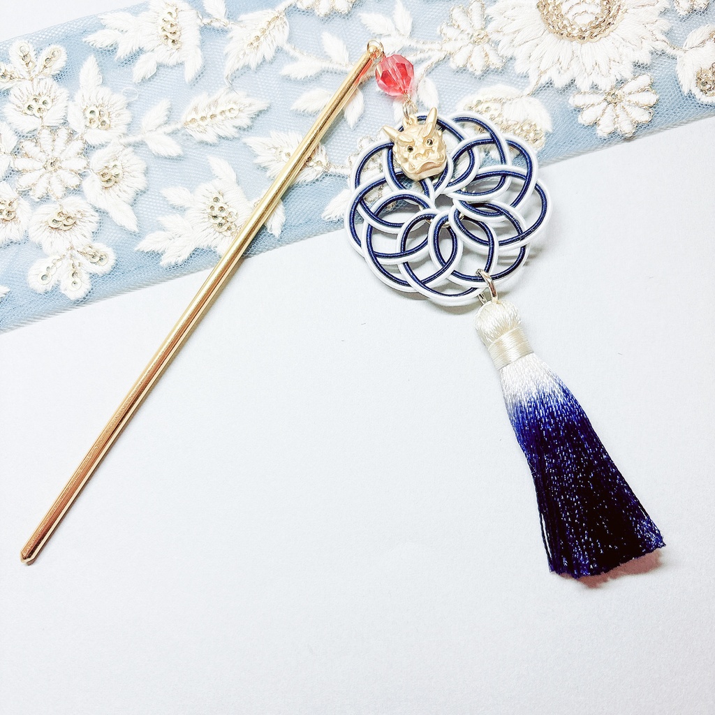 【刀剣乱舞】鬼丸国綱モチーフの曼荼羅簪