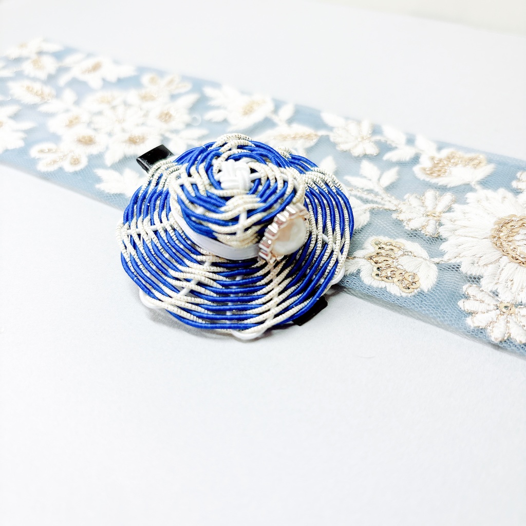 【刀剣乱舞】お帽子👒ヘアクリップ 三日月宗近