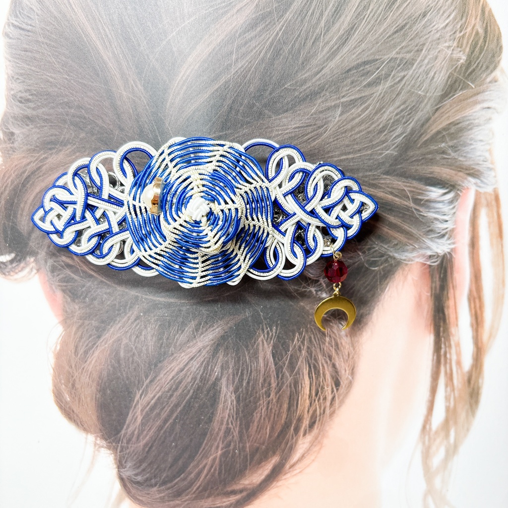 【刀剣乱舞】三日月宗近モチーフのお帽子👒バレッタ