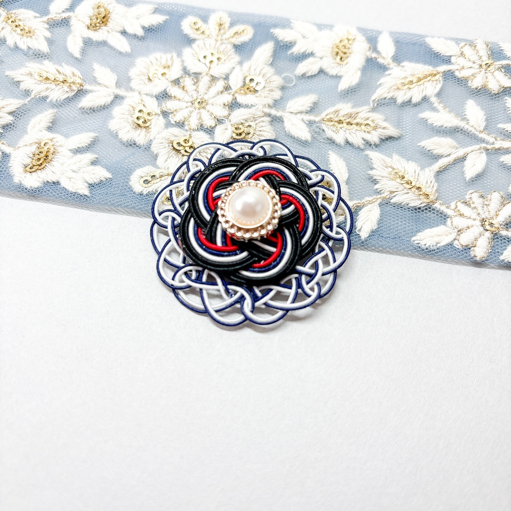 【刀剣乱舞】堀川国広モチーフのレースマグネットアクセ