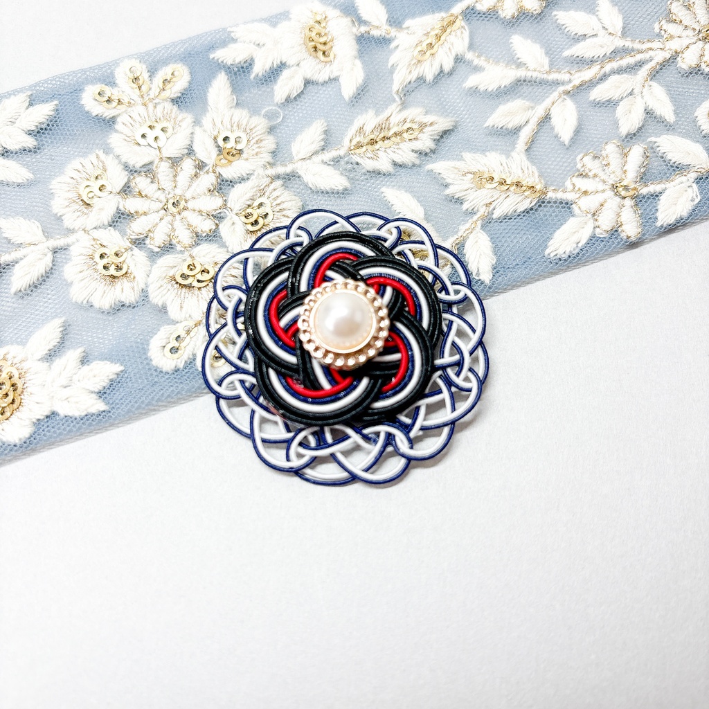 【刀剣乱舞】堀川国広モチーフのレースマグネットアクセ