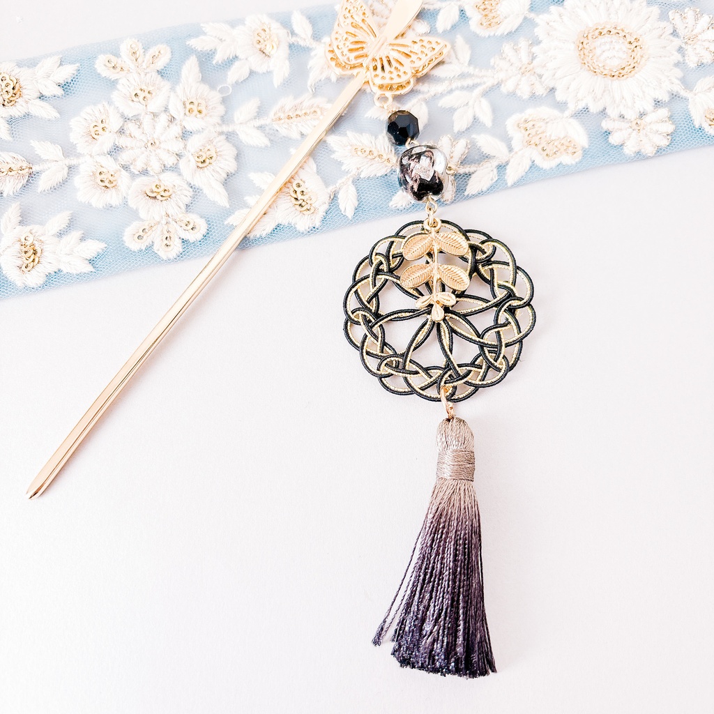 【刀剣乱舞】燭台切光忠モチーフの蝶簪