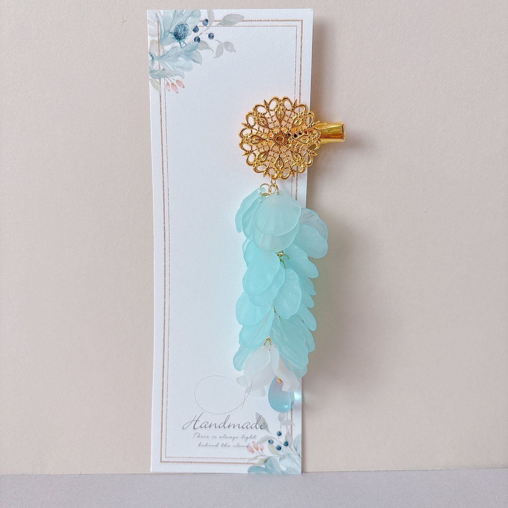 藤の花アクセサリー　空