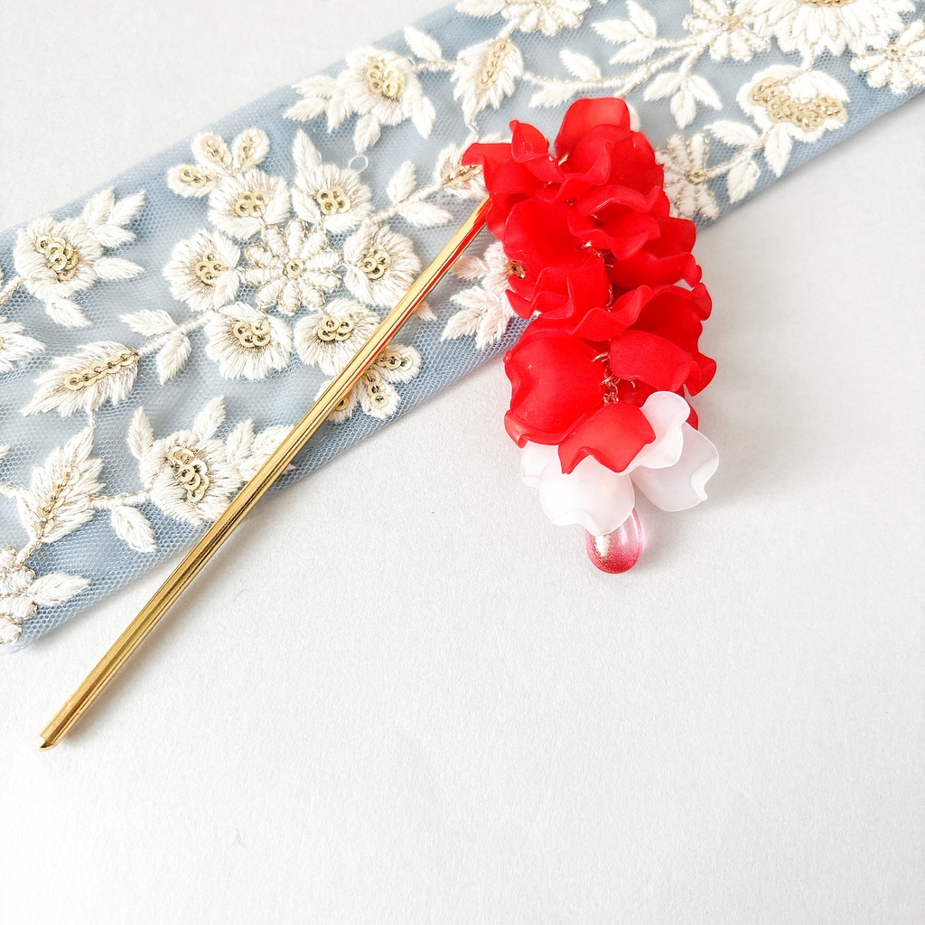 藤簪 紅