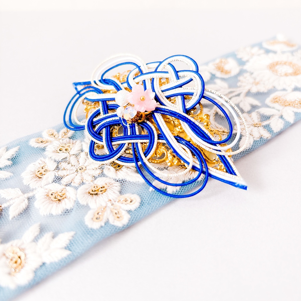 【刀剣乱舞】三日月宗近モチーフのバレッタ