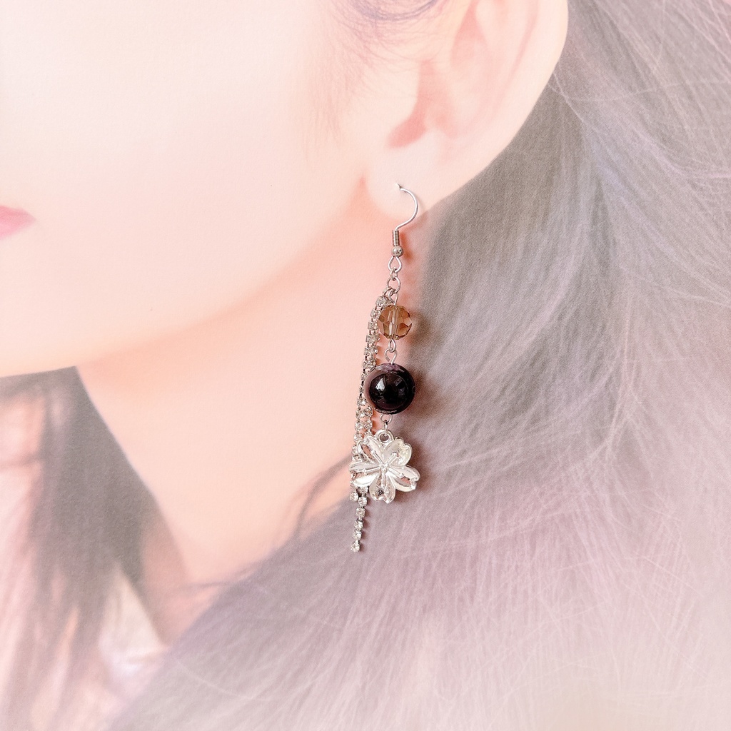 【刀剣乱舞】孫六兼元モチーフのレース耳飾り