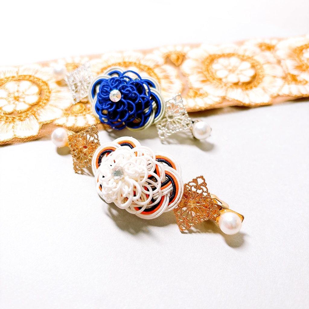 【刀剣乱舞】山姥切国広・山姥切長義モチーフのシンプルバレッタ