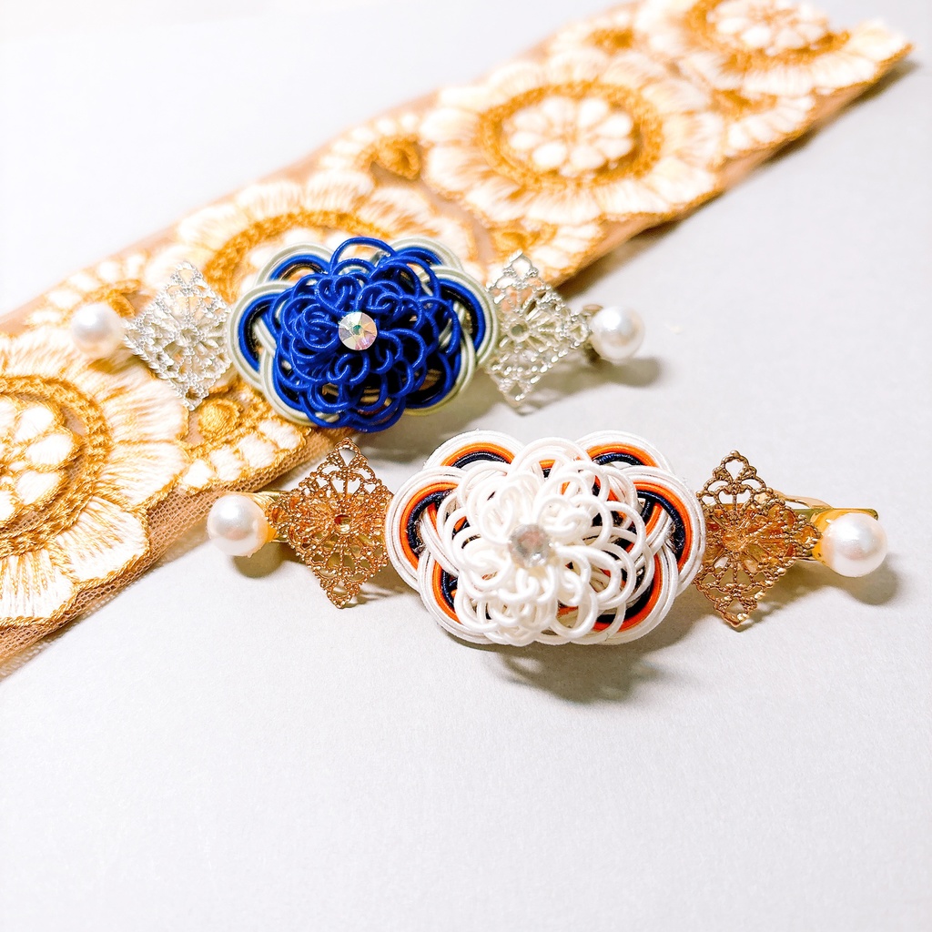 【刀剣乱舞】山姥切国広・山姥切長義モチーフのシンプルバレッタ