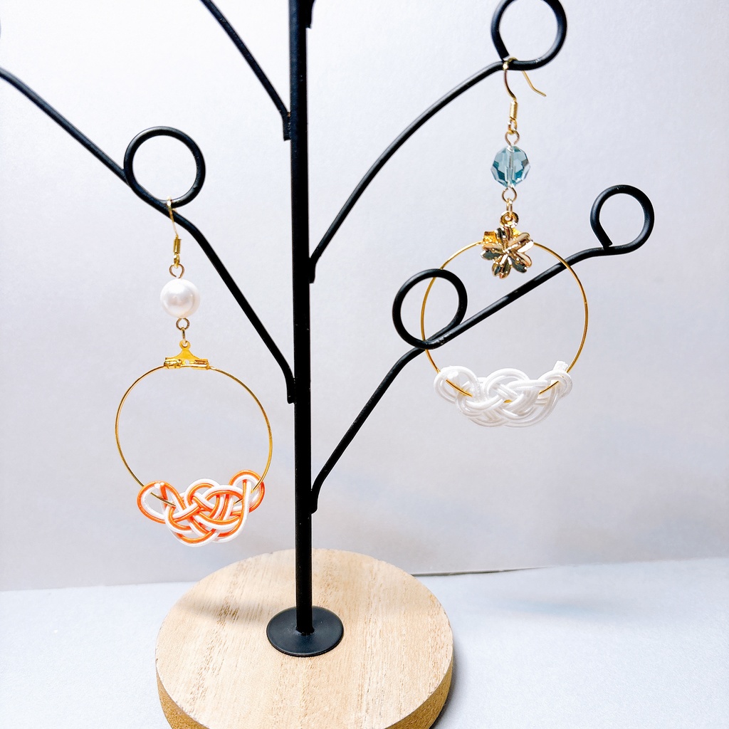 【刀剣乱舞】山姥切国広モチーフのフープ耳飾り