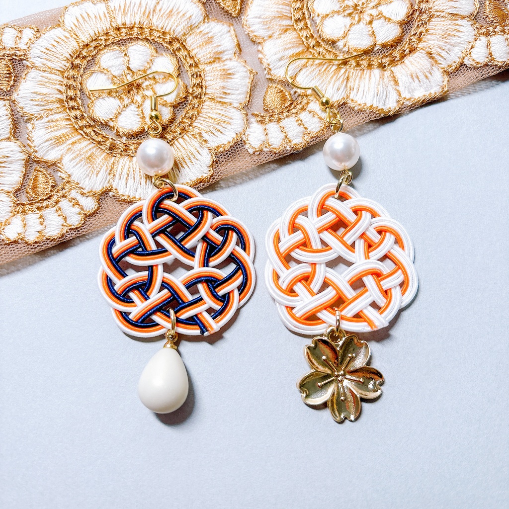 【刀剣乱舞】山姥切国広モチーフのまんまる耳飾り