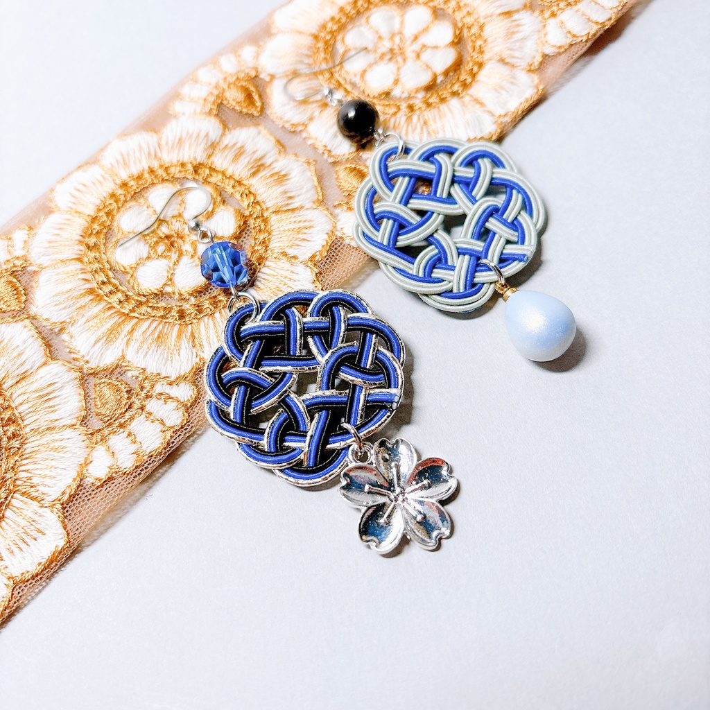 【刀剣乱舞】山姥切長義モチーフのまんまる耳飾り