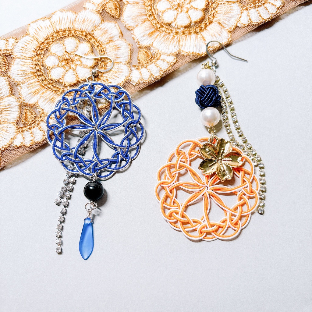 【刀剣乱舞】伯仲モチーフの耳飾り