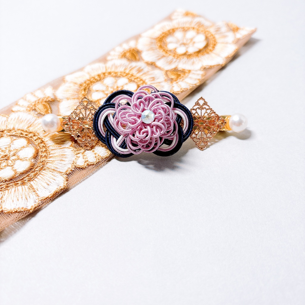 【刀剣乱舞】薬研藤四郎モチーフのシンプルバレッタ