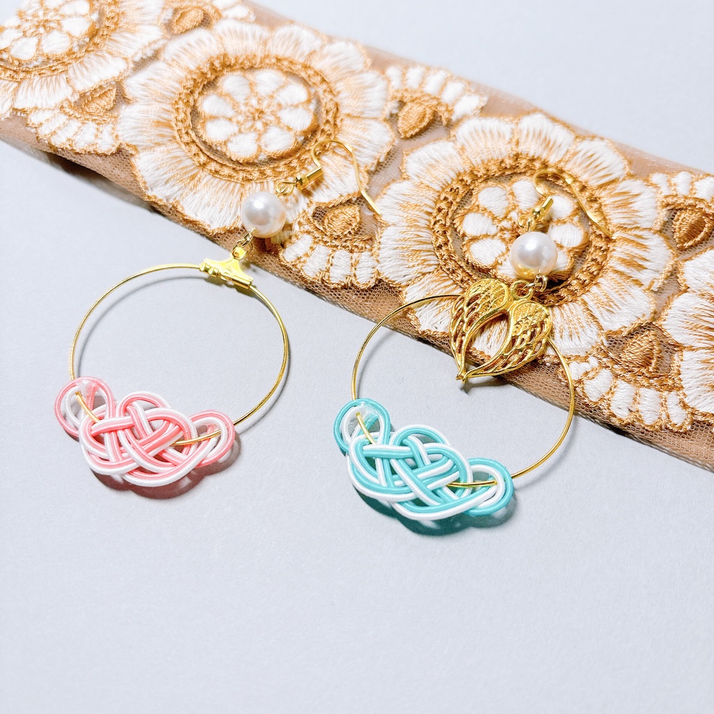 【刀剣乱舞】巴形薙刀モチーフのフープ耳飾り