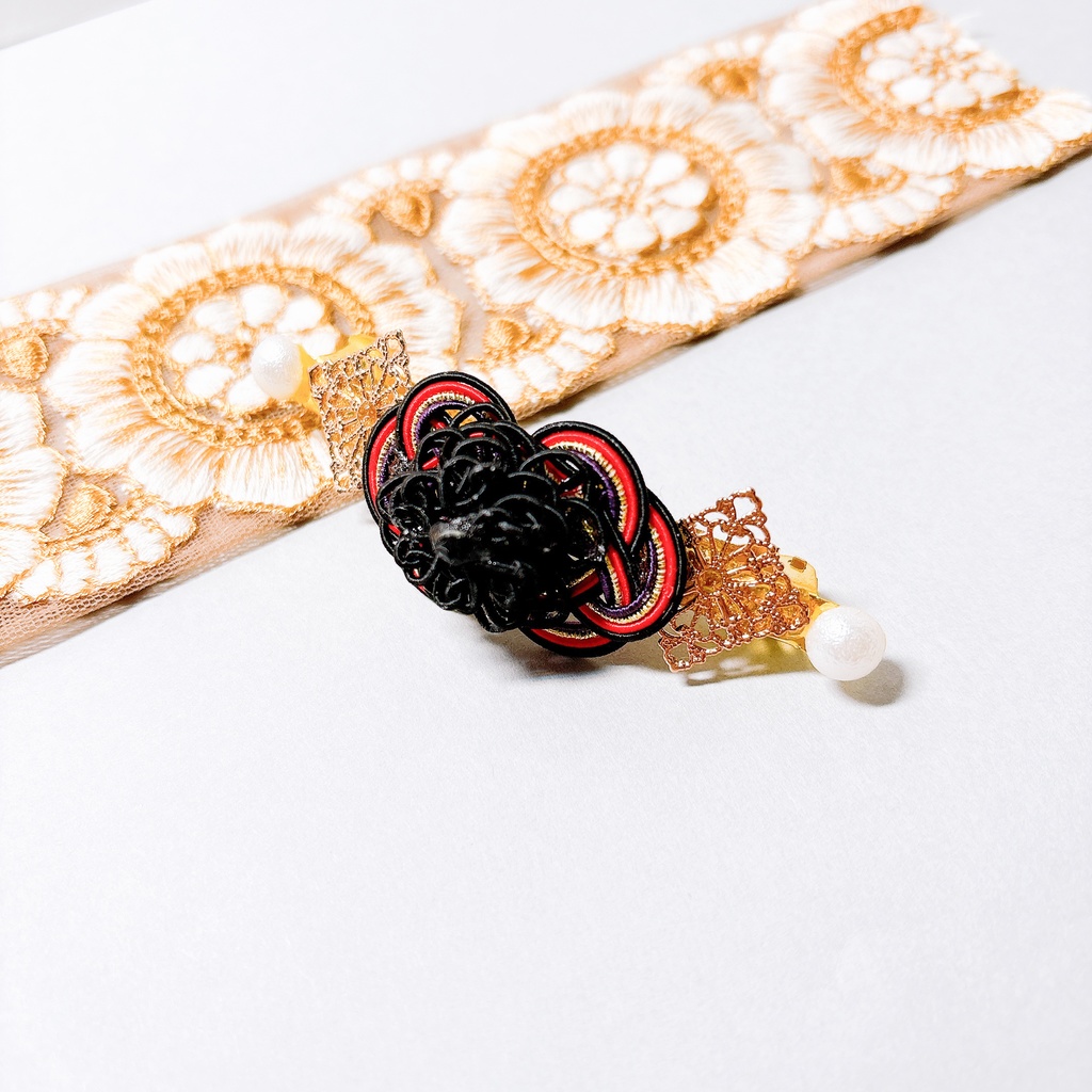 【刀剣乱舞】大倶利伽羅モチーフのシンプルバレッタ