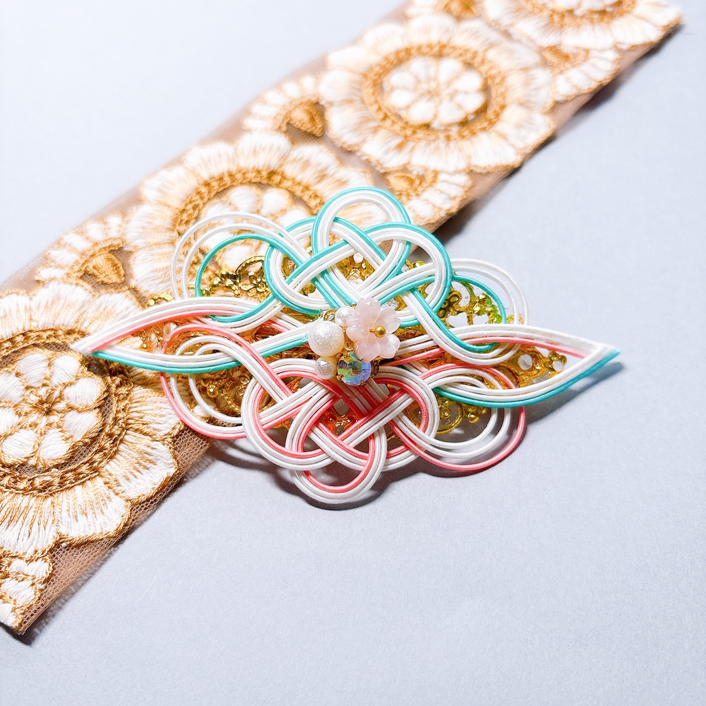 【刀剣乱舞】巴形薙刀モチーフのバレッタ