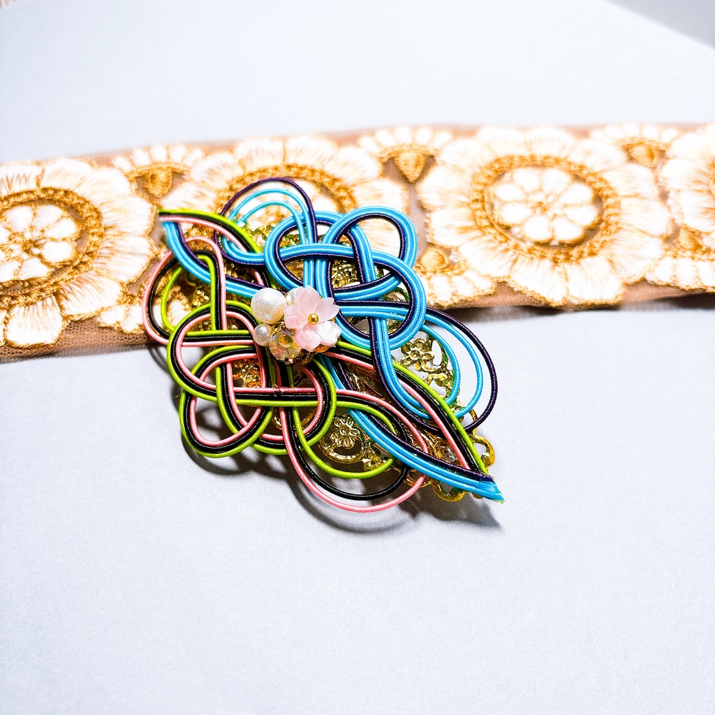 【刀剣乱舞】小竜景光モチーフのバレッタ