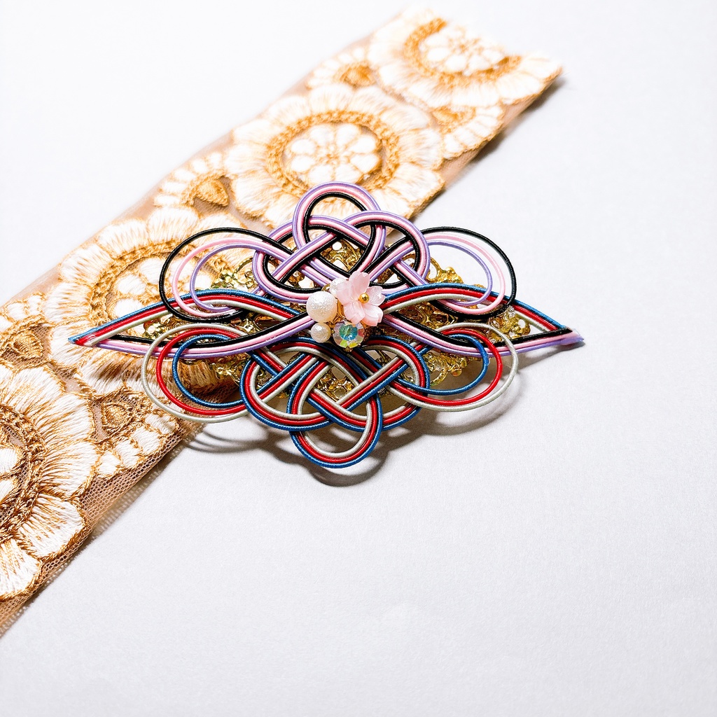 【刀剣乱舞】歌仙兼定モチーフのバレッタ