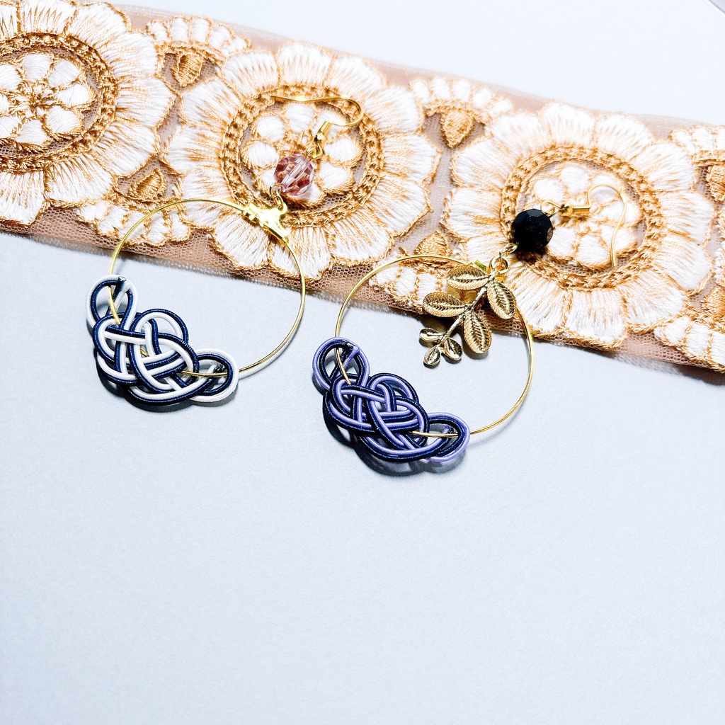 【刀剣乱舞】薬研藤四郎モチーフのフープ耳飾り