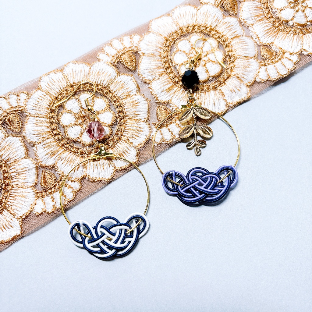 【刀剣乱舞】薬研藤四郎モチーフのフープ耳飾り