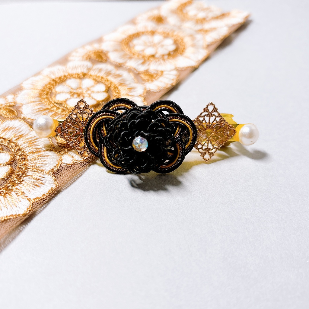 【刀剣乱舞】燭台切光忠モチーフのシンプルバレッタ