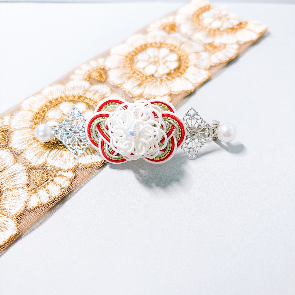 【刀剣乱舞】一文字則宗モチーフのシンプルバレッタ