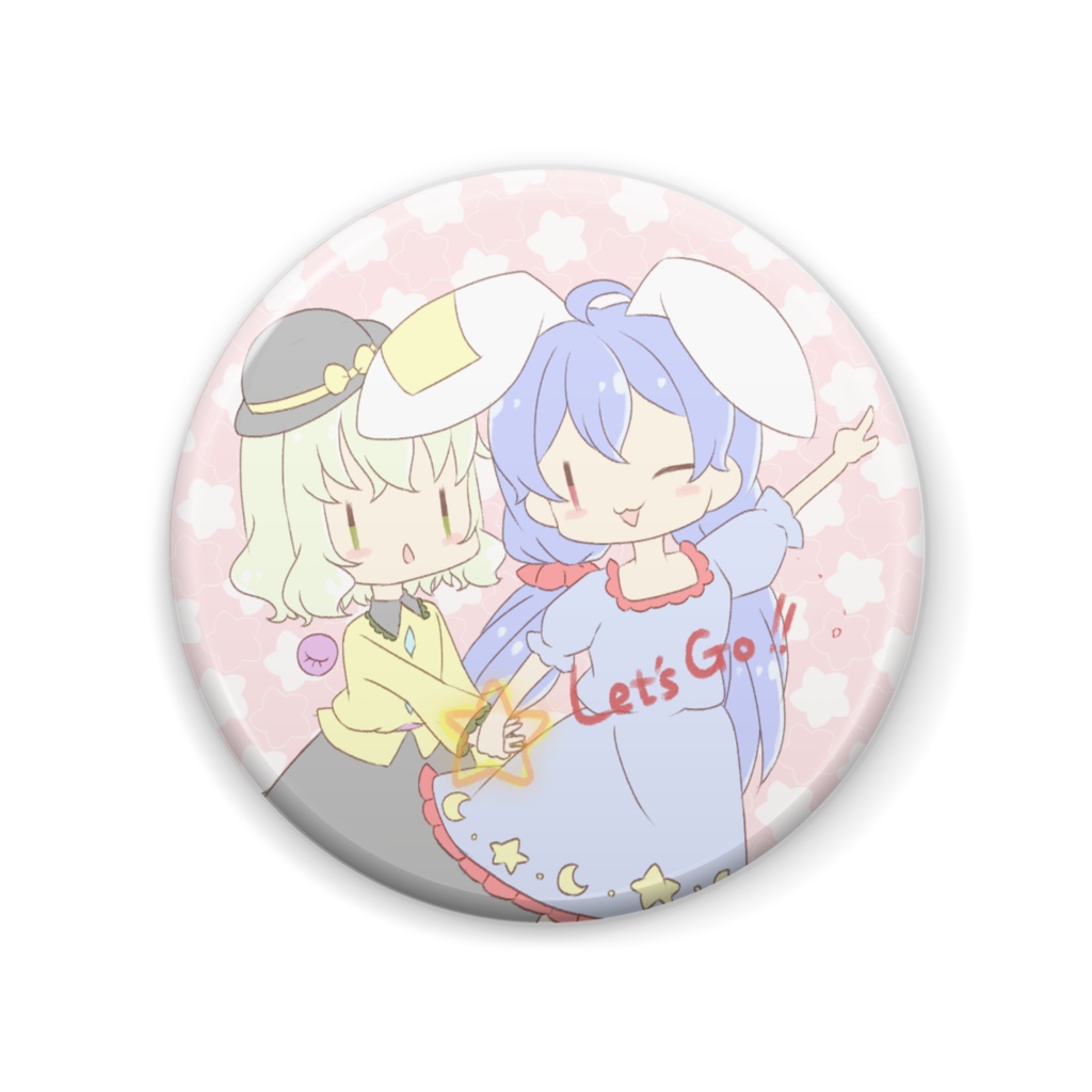 清蘭&こいしちゃん缶バッジ【姉】