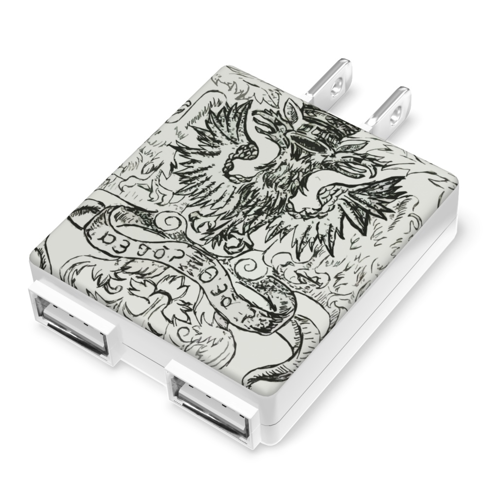 双頭イーグルACアダプター