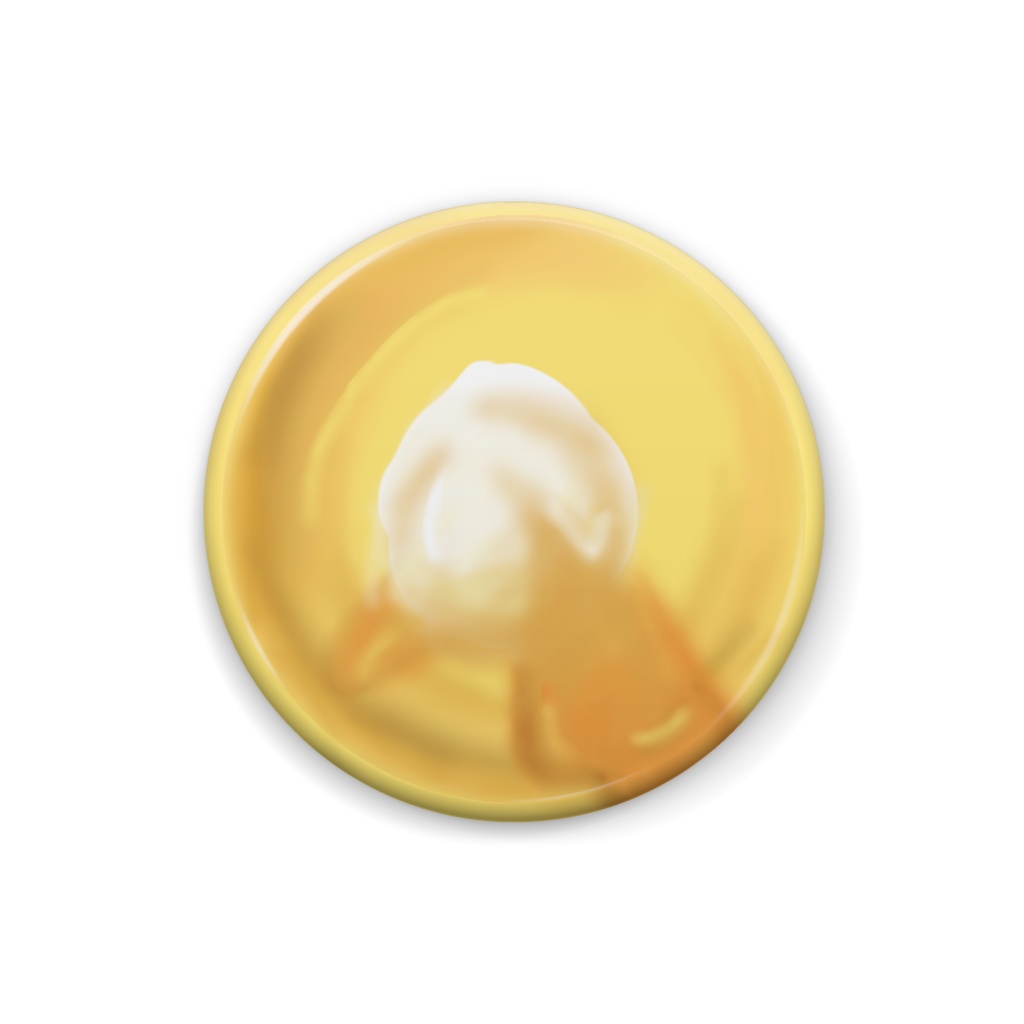 パンケーキ缶バッジ