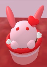 【3D・glbデータ】うさぎカップケーキ(アニメーションつき)