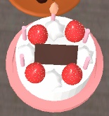 【3D・glbデータ】ホールケーキ(アニメーションつき)