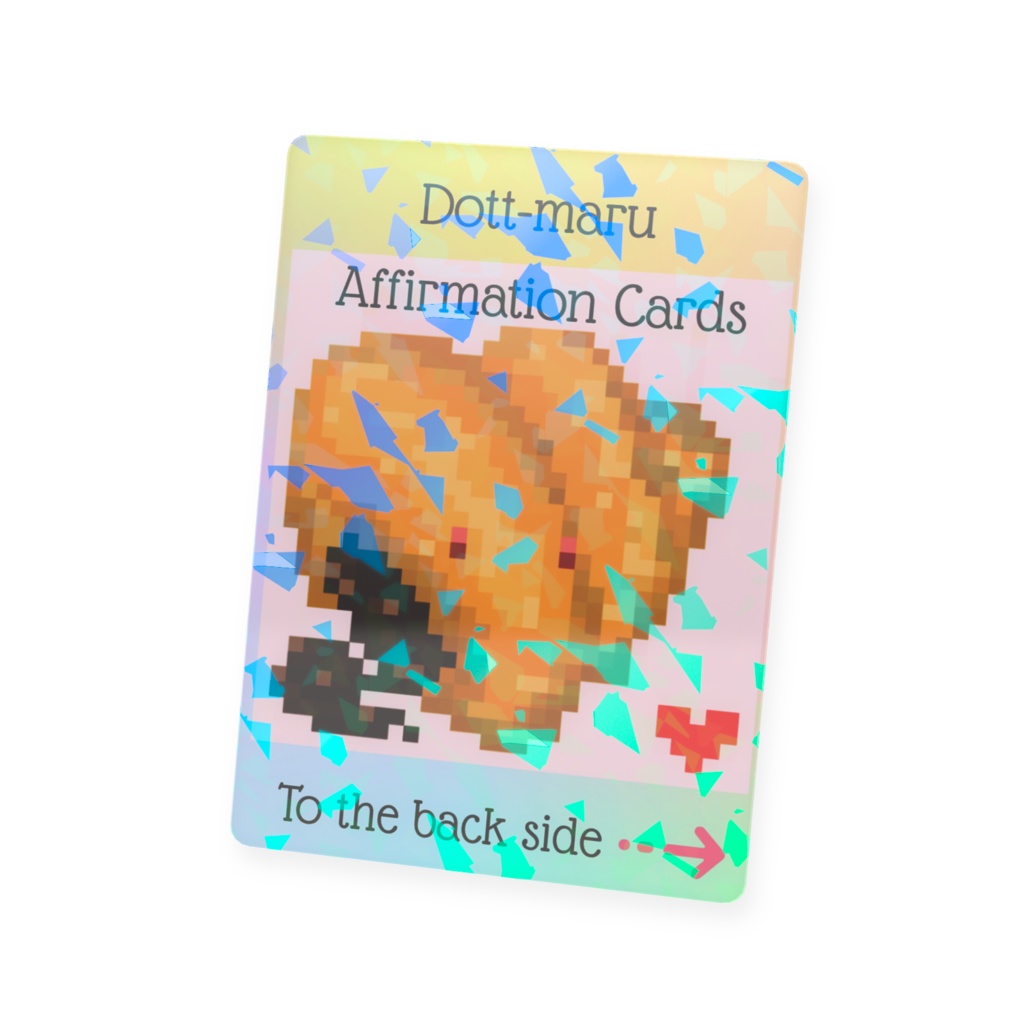 ドットまるアファメーションカード【活力】