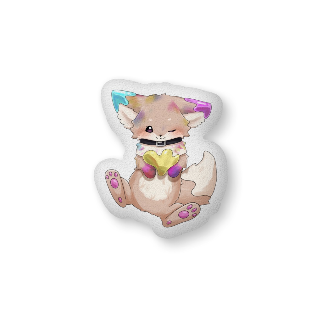 【1000人記念グッズ】てぷちゃんのふかふかクッション