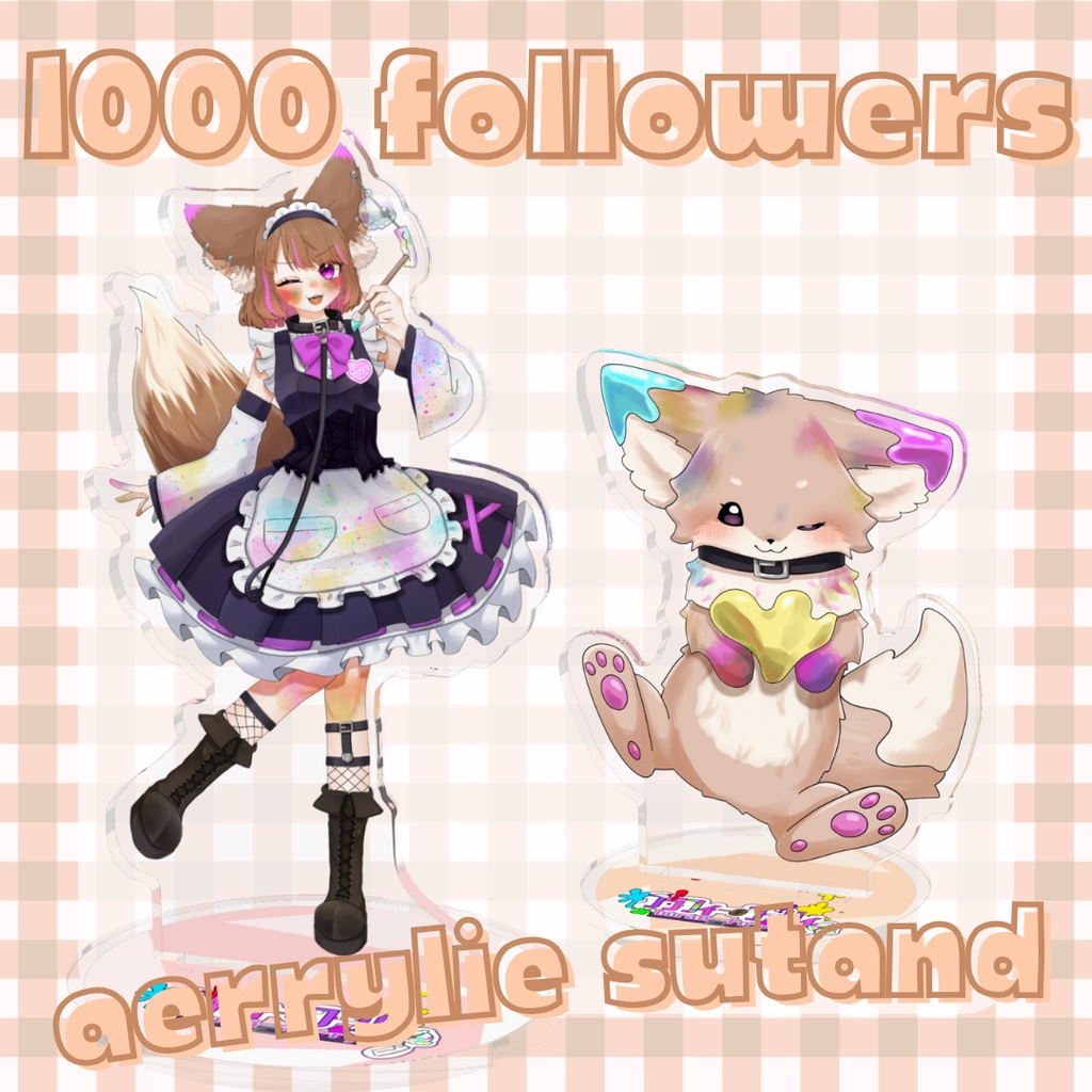 【Ch登録1000人記念】新モデル＆てぷちゃんアクリルスタンド