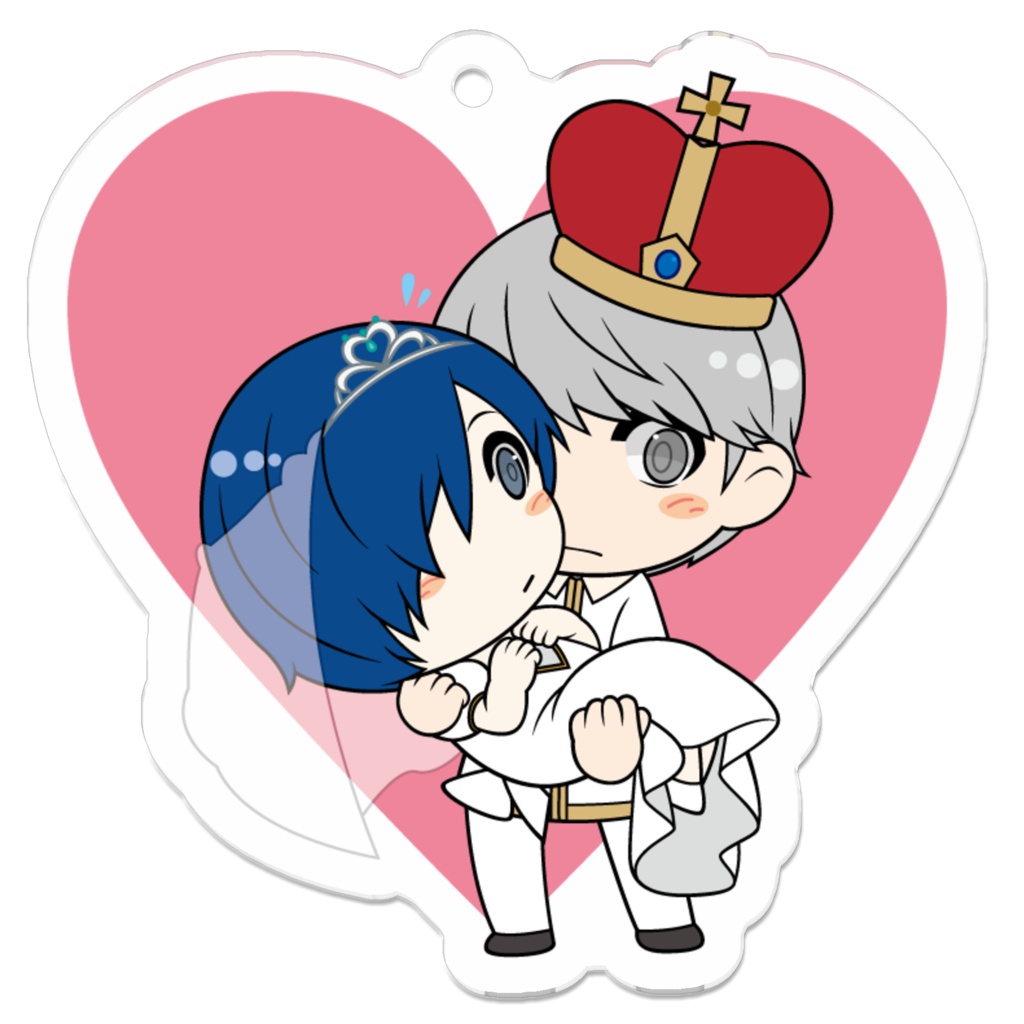 アクリルキーホルダー(P3主人公&P4主人公)