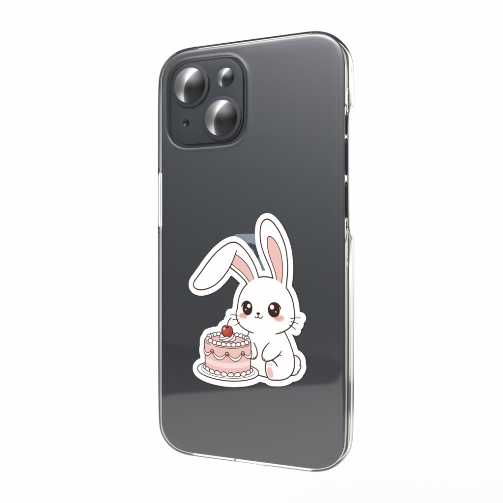 ご褒美うさぎ🌸Sweetest Treat スマホステッカー