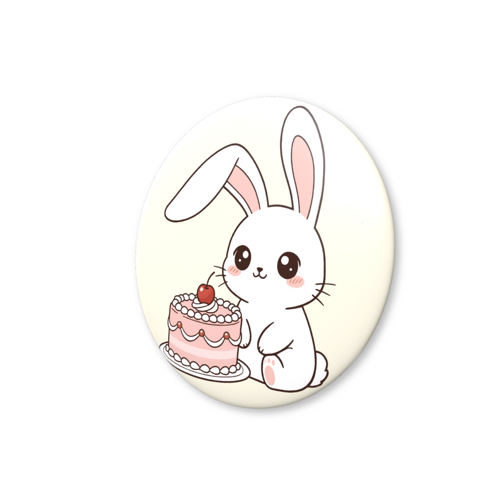 ご褒美うさぎ🌸Sweetest Treat 缶バッジ(バリュー)