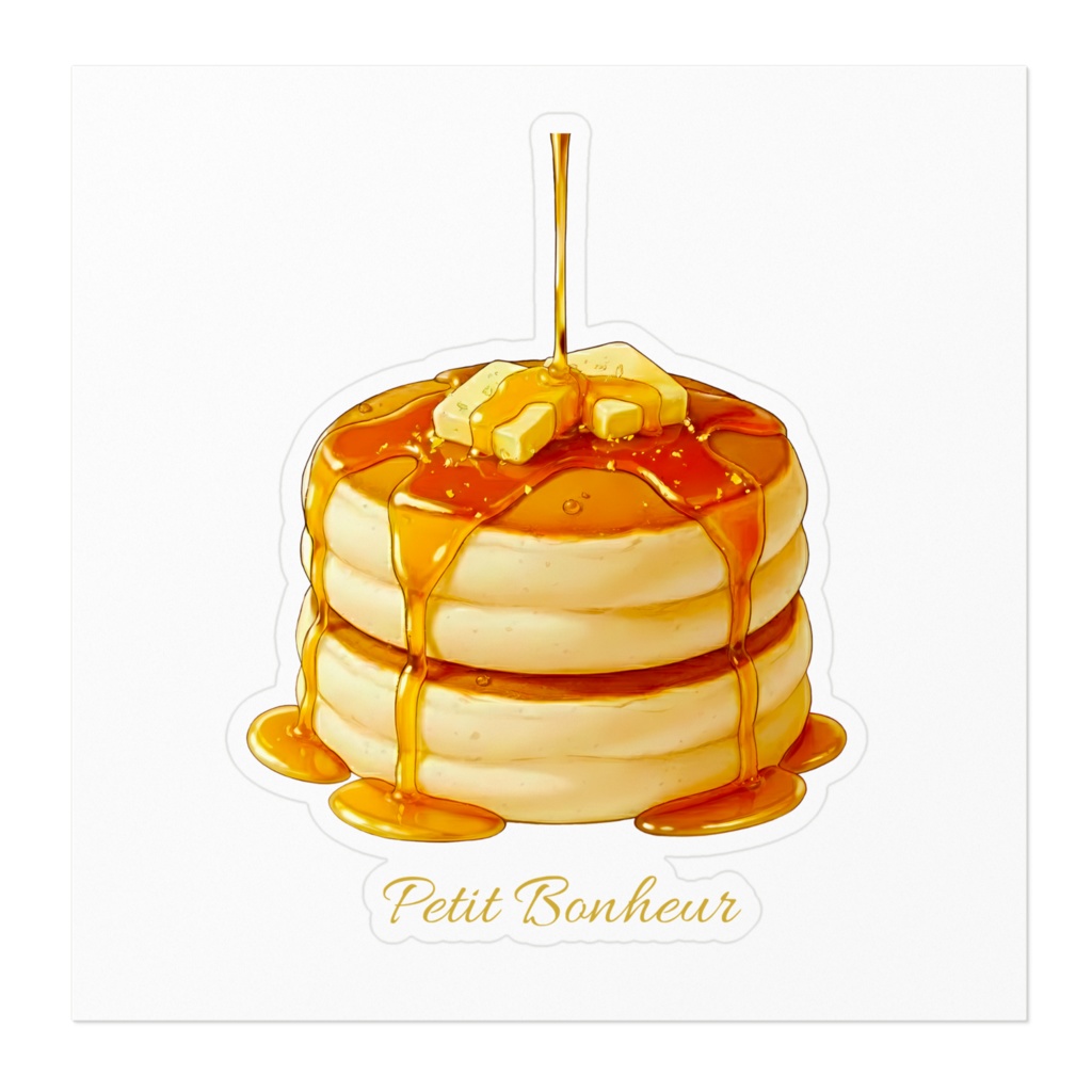 Petit Bonheur - 琥珀色に染まる午後 - ステッカー