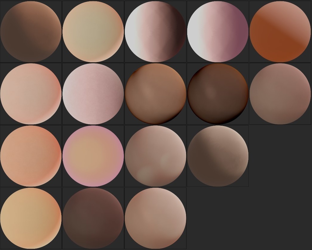 Skin Matcap Collection (17) [スキンマットキャップコレクション] VIANVOLAEUS