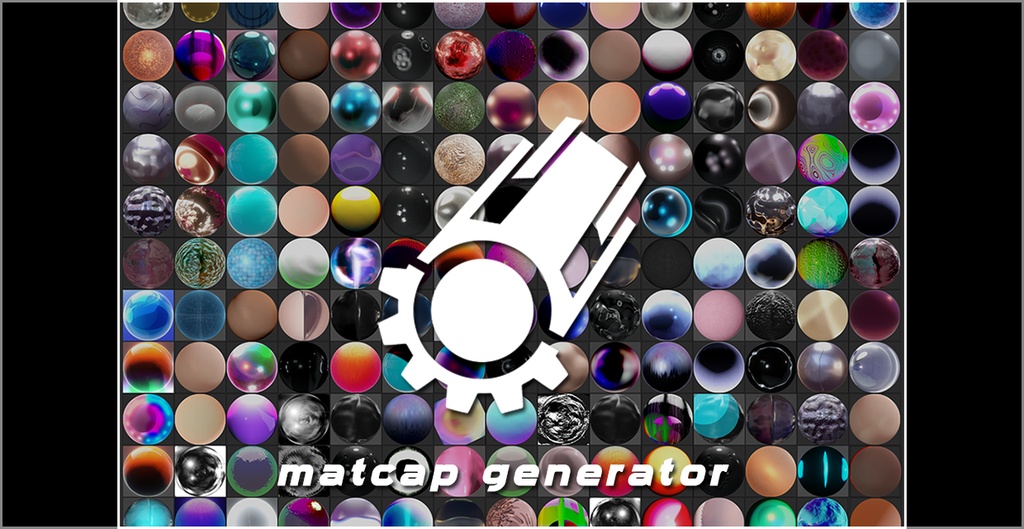 Matcap Generator (Blender) ¦ 球体テクスチャジェネレータ